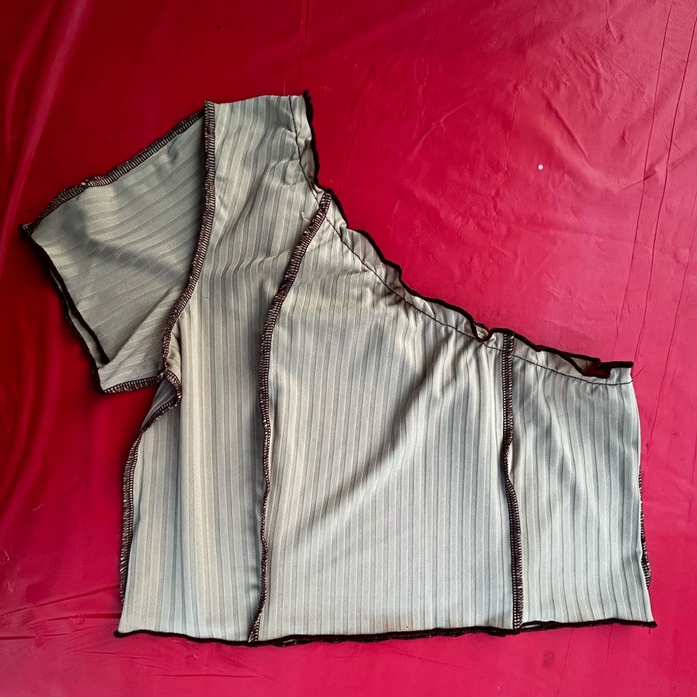 SHEIN one shoulder, crop